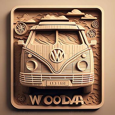 3D модель Volkswagen Touran (STL)